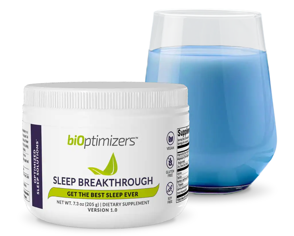 Sleep Breakthrough by BIOptimizers melatonin-free sleep support supplement
